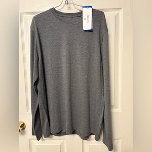 NWT Boston Traders Long sleeve Tee shirt - Gray  - Large